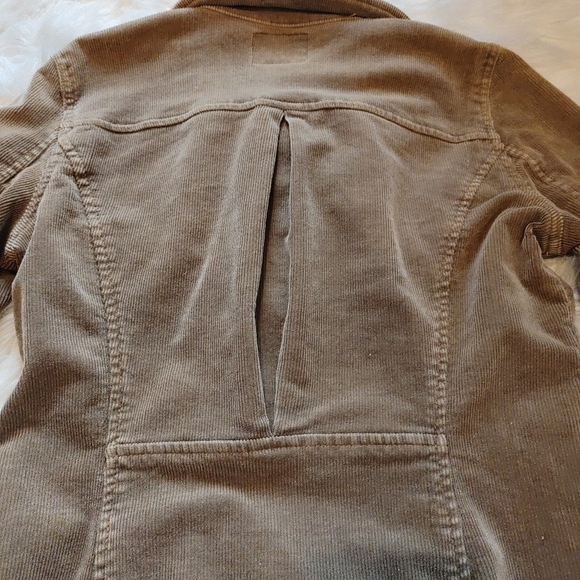 Y2K Corduroy Blazer tobacco Jacket sz Small - Picture 5 of 15